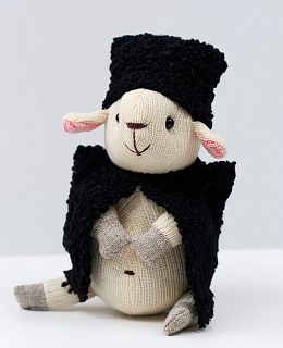 Льняная игрушка "Барашек"